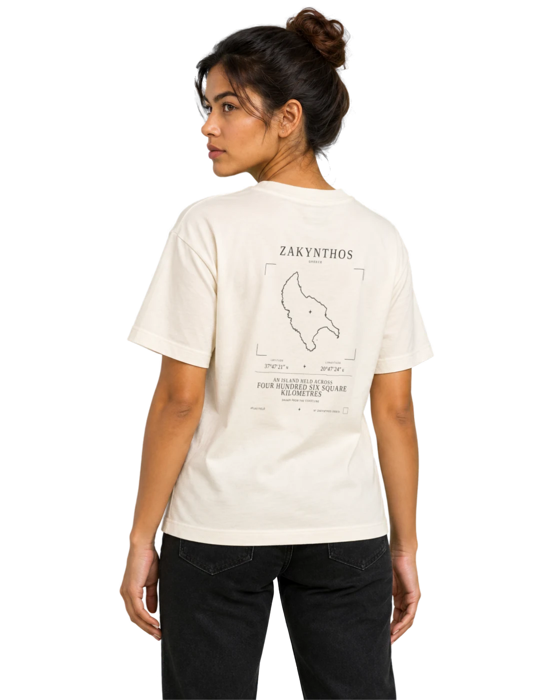Model wearing the Zakynthos Atlas Signature