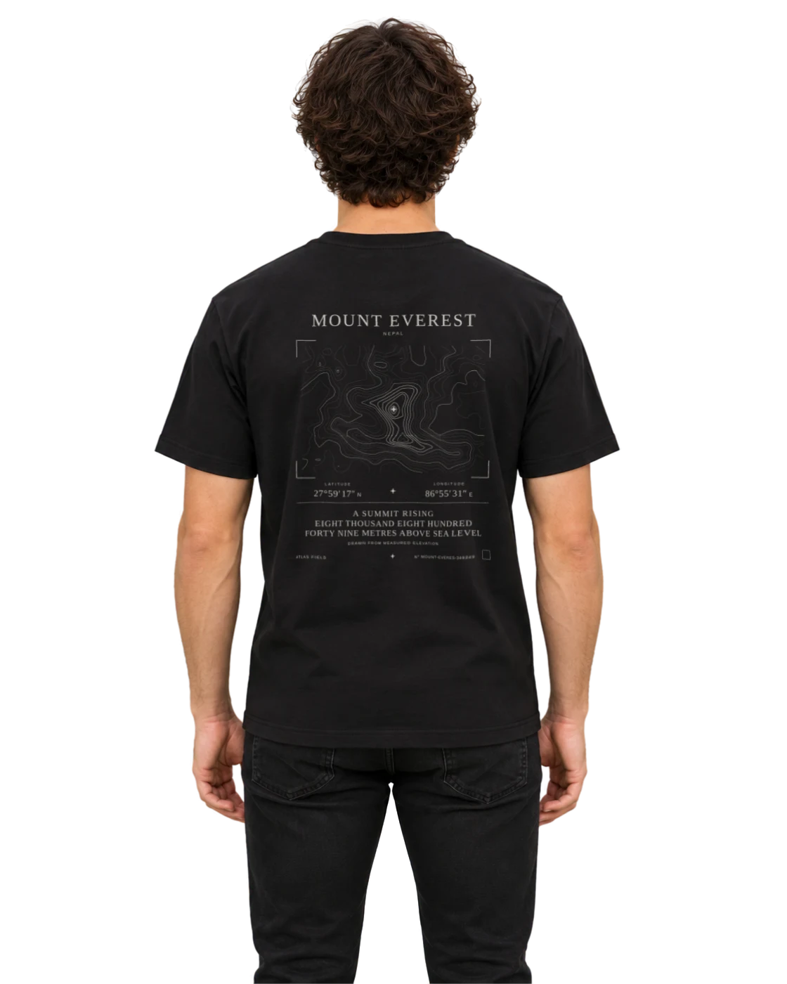 Aron wearing the Mount Everest Atlas Signature