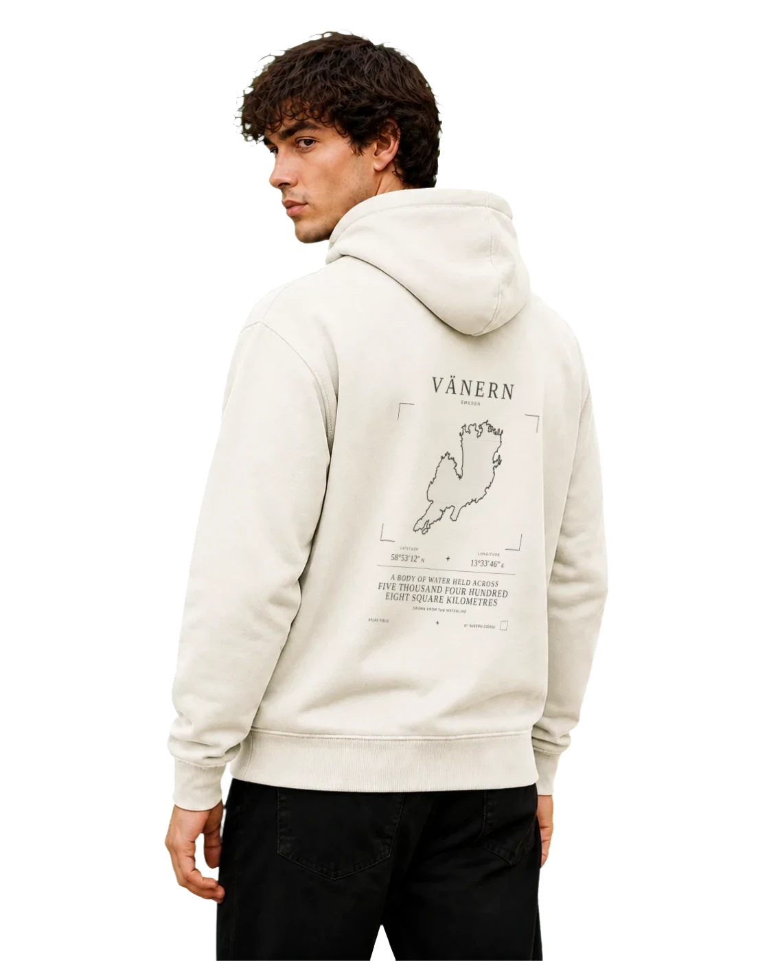 Aron wearing the Vänern Atlas Signature