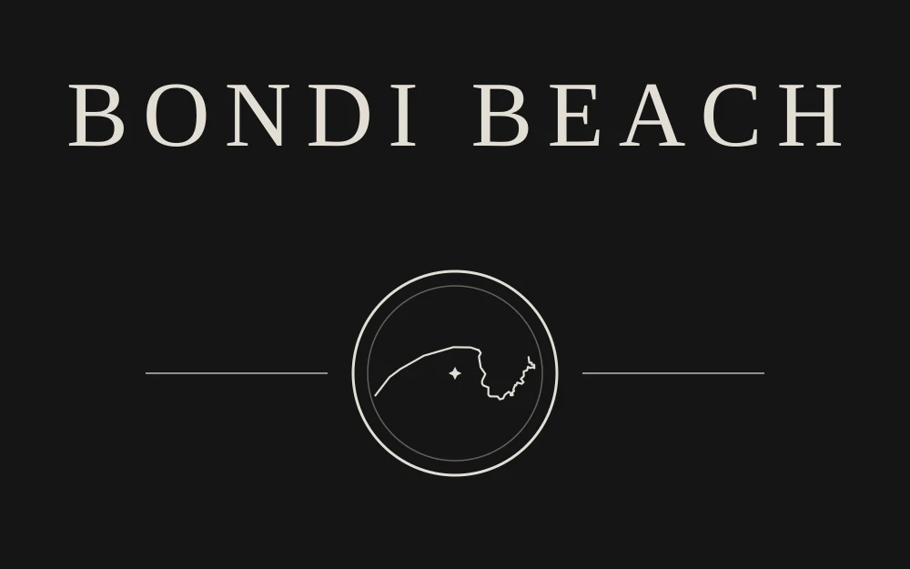 Front print for Bondi Beach