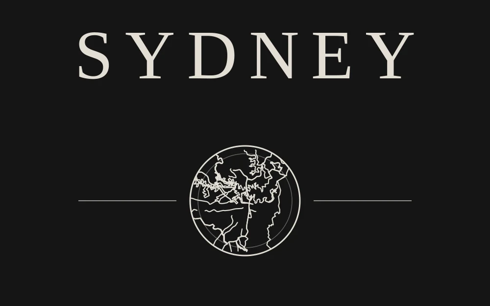 Front print for Sydney