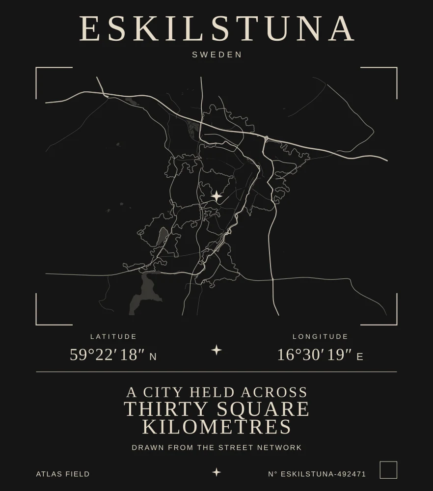 Eskilstuna Atlas print