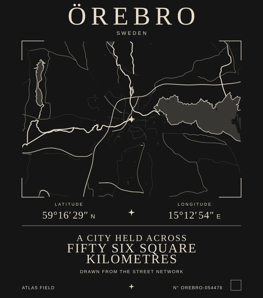 Örebro Atlas print