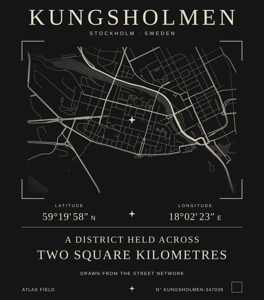 Kungsholmen Atlas print