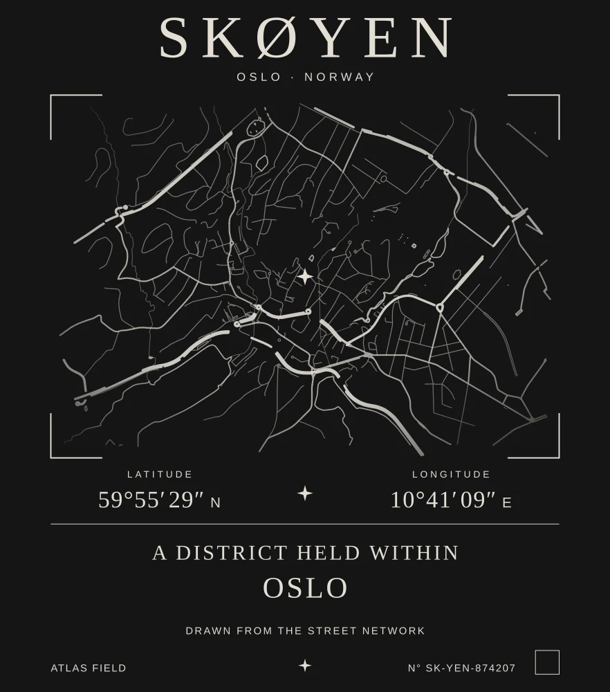 Skøyen Atlas print