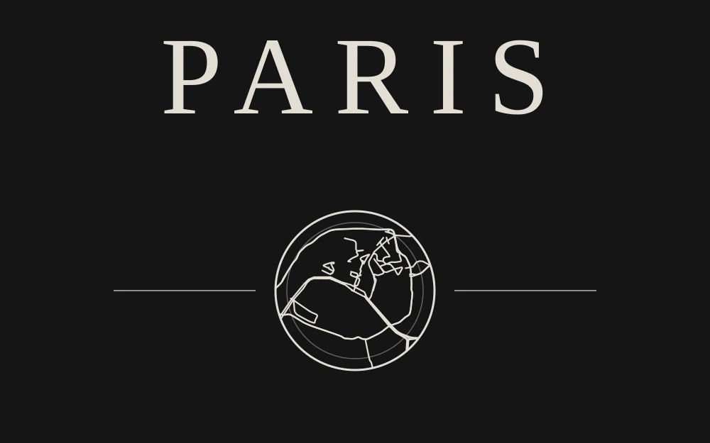 Front print for Paris