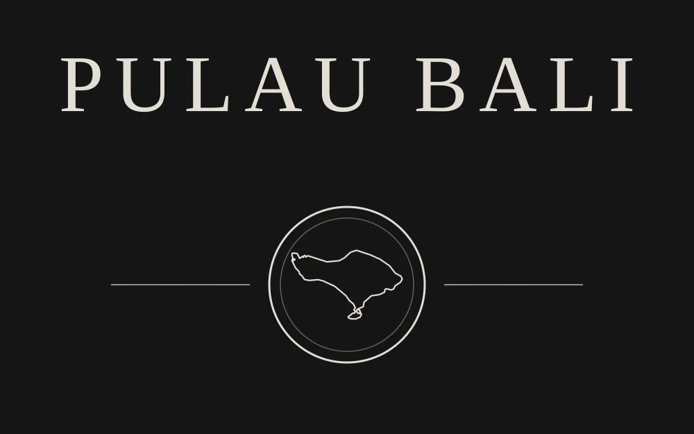Front print for Pulau Bali