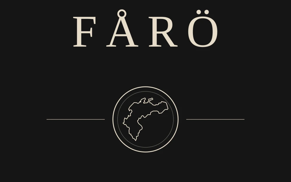 Front print for Fårö
