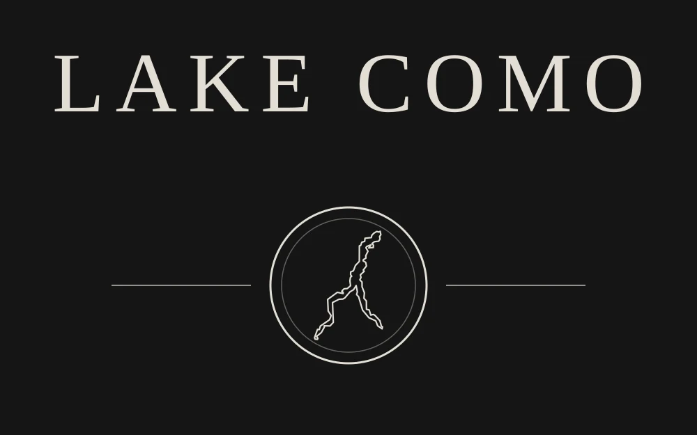 Front print for Lake Como