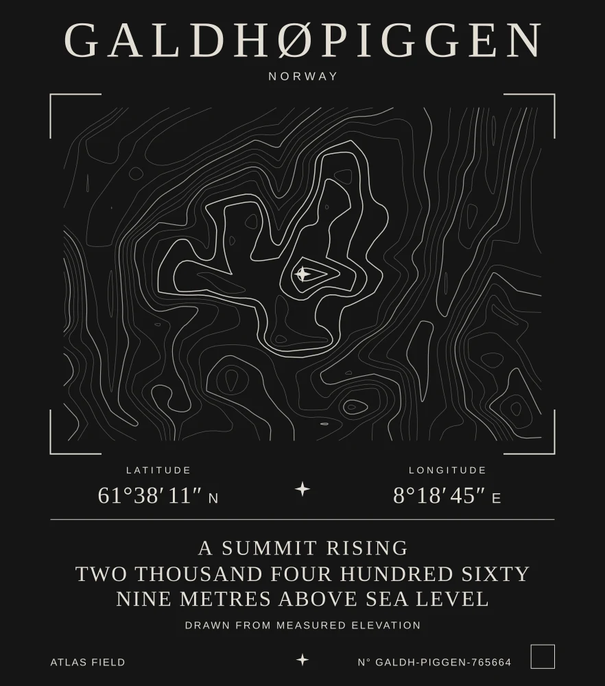 Atlas Signature for Galdhøpiggen