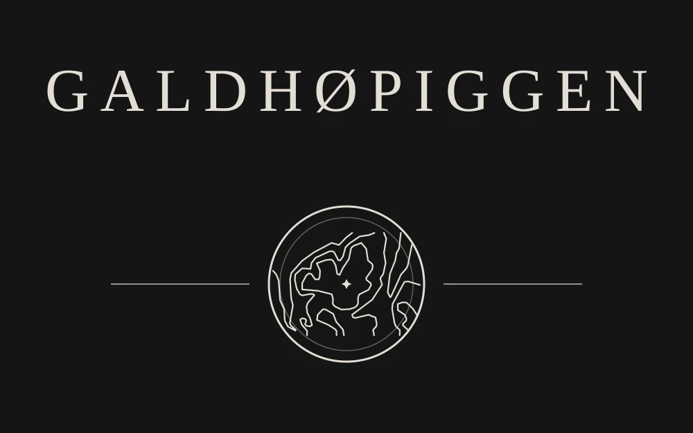Front print for Galdhøpiggen