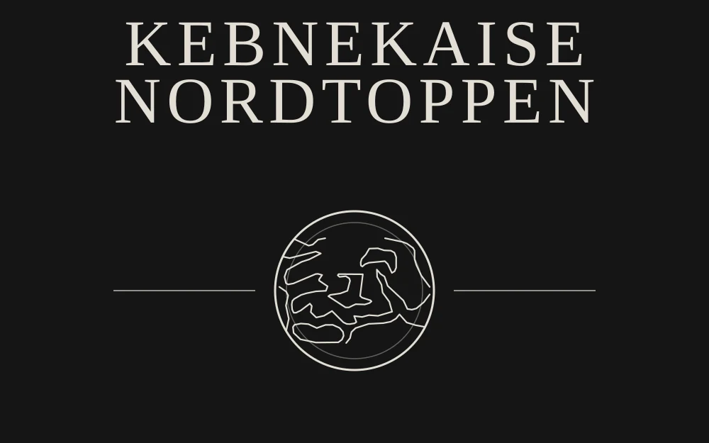 Front print for Kebnekaise nordtoppen