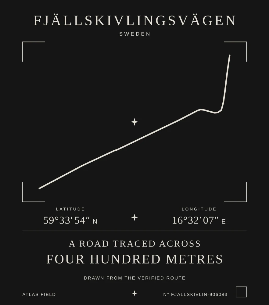 Fjällskivlingsvägen Atlas print
