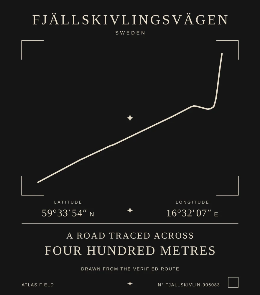 Fjällskivlingsvägen Atlas print