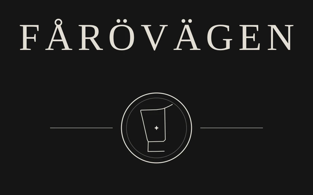 Front print for Fårövägen