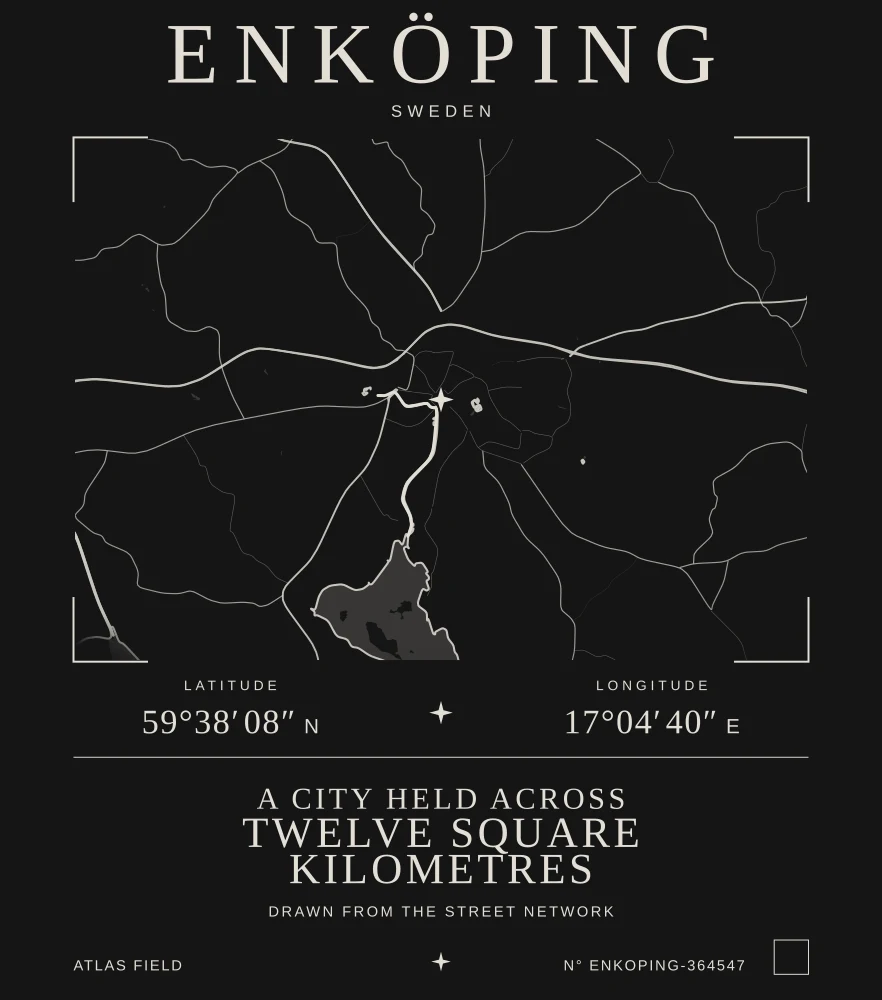 Enköping Atlas print
