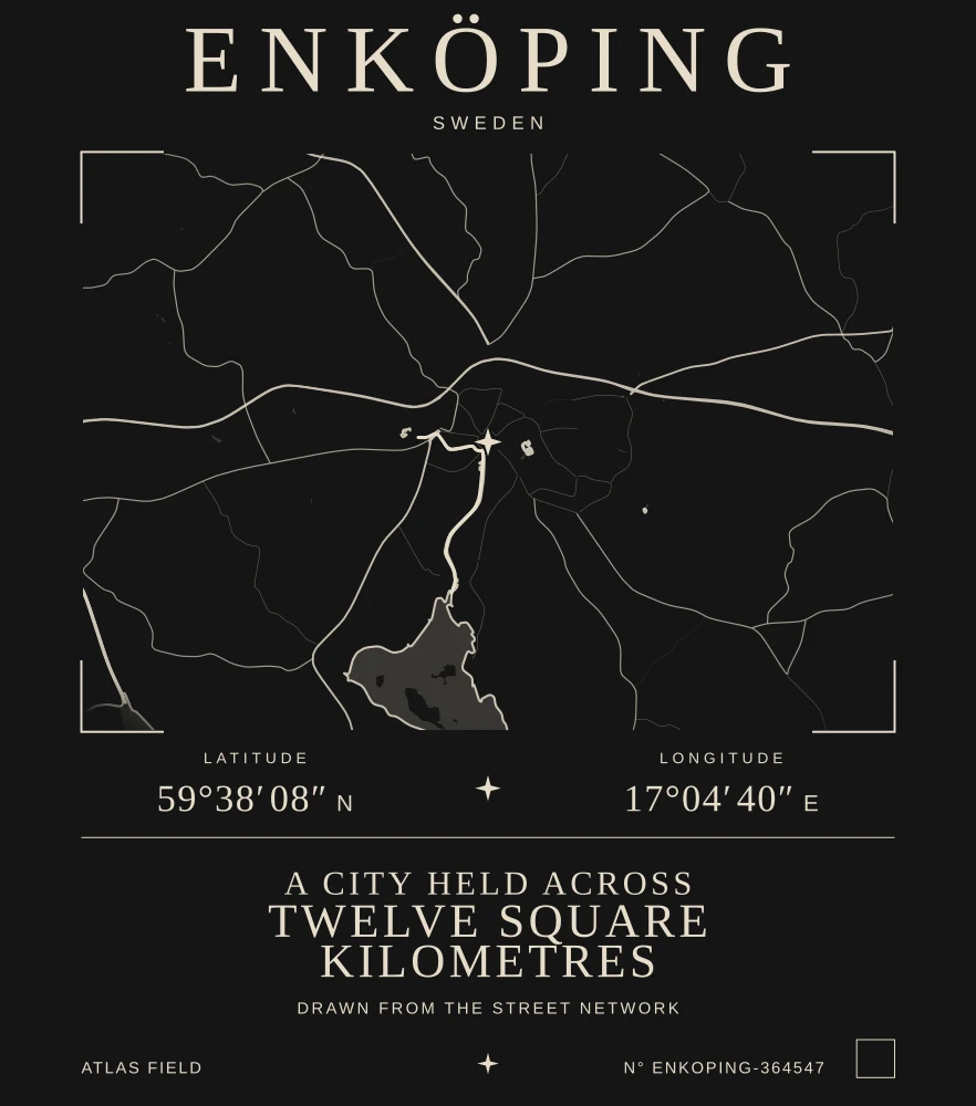 Enköping Atlas print