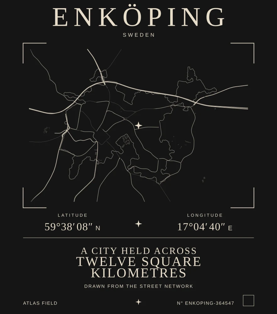 Enköping Atlas print