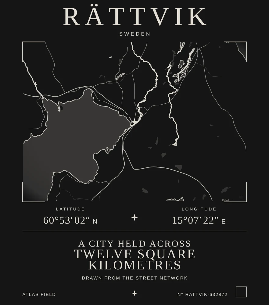 Rättvik Atlas print