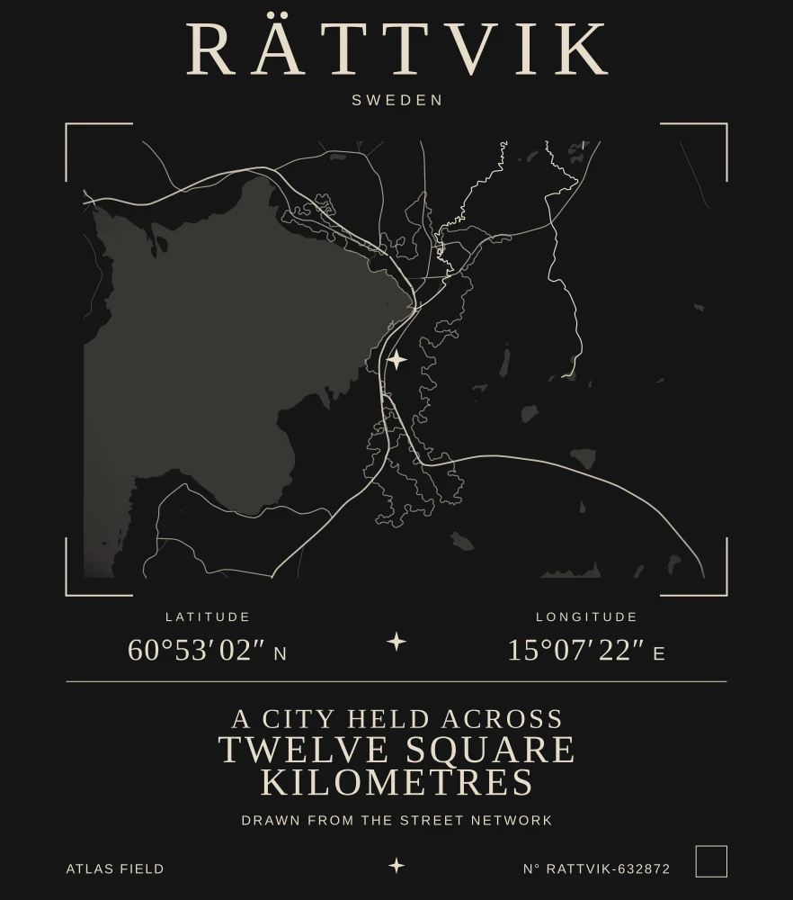 Rättvik Atlas print