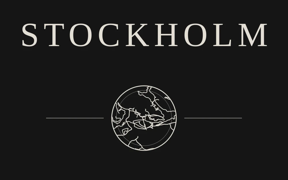 Front print for Stockholm