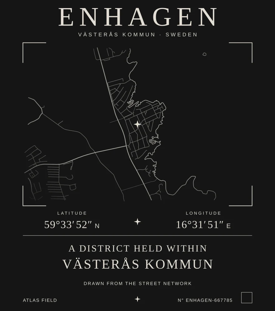 Enhagen Atlas print