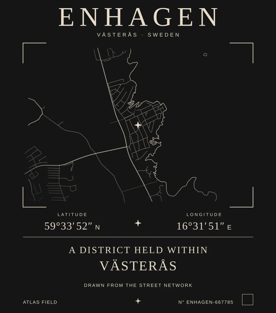 Enhagen Atlas print