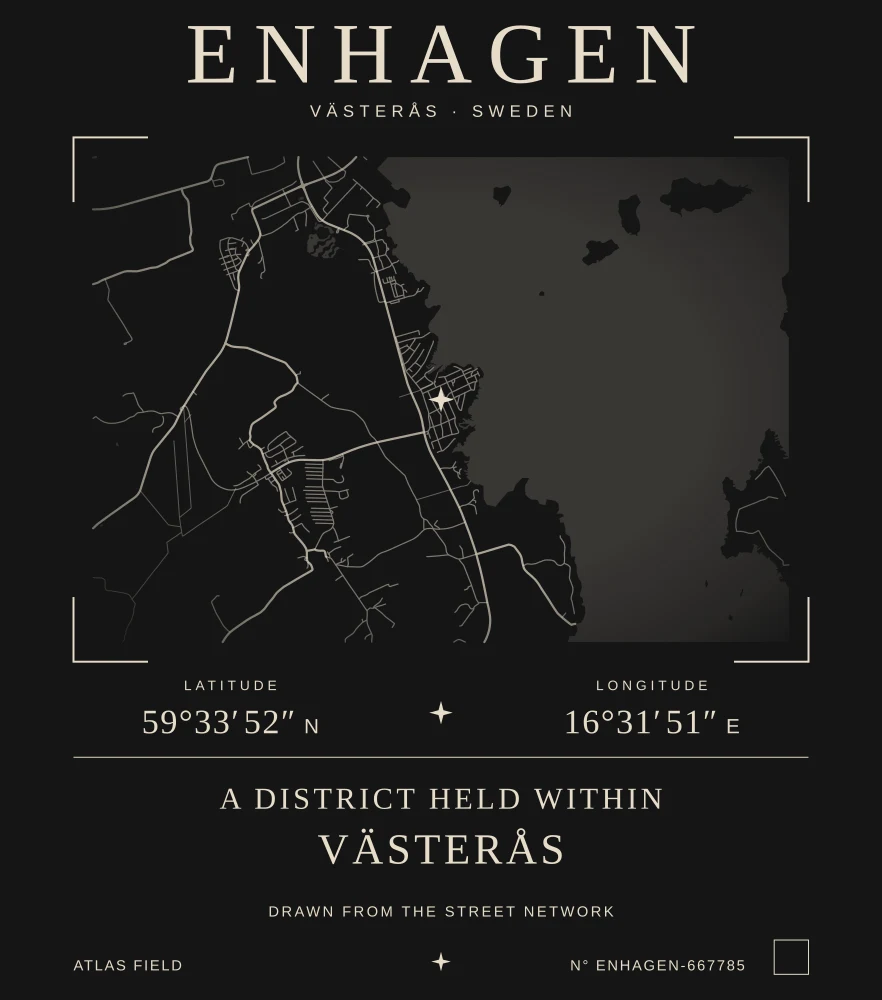 Enhagen Atlas print