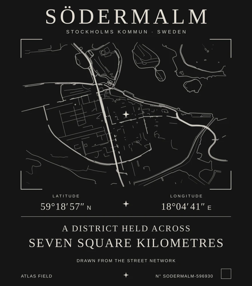 Södermalm Atlas print