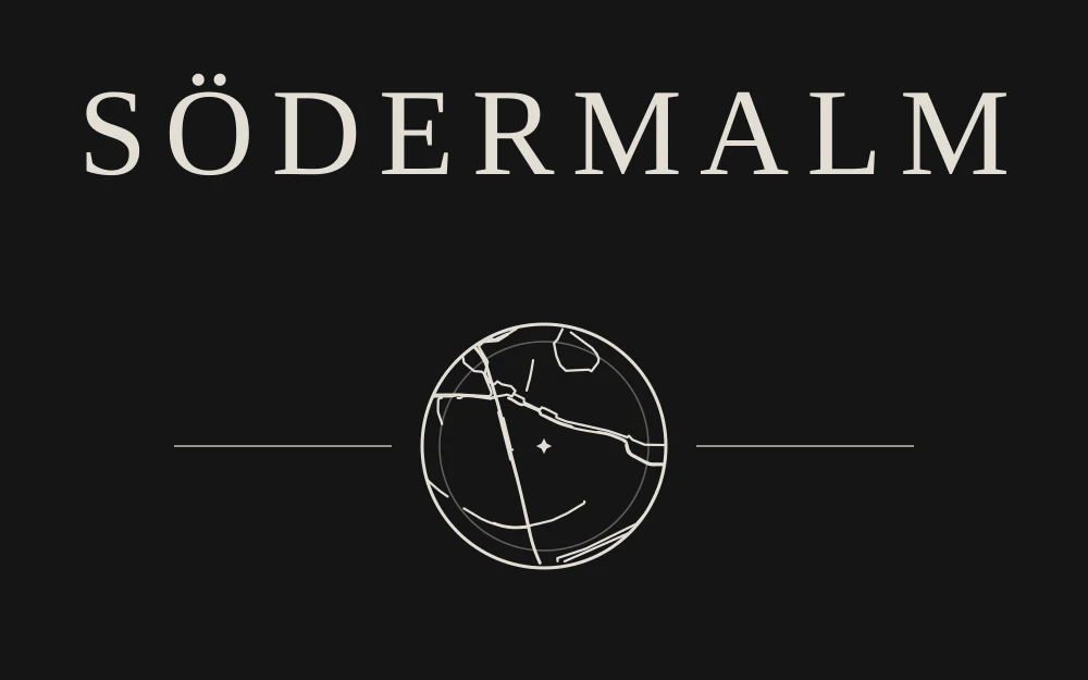 Front print for Södermalm
