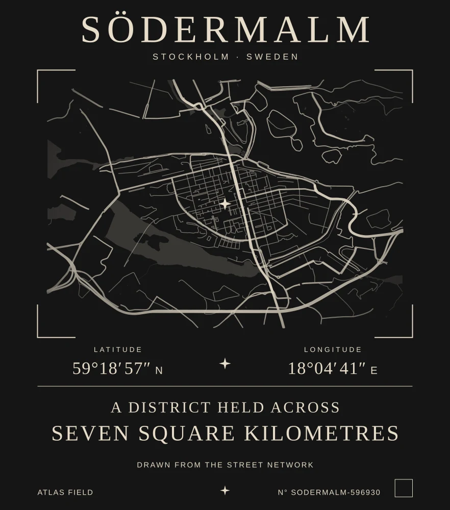 Södermalm Atlas print