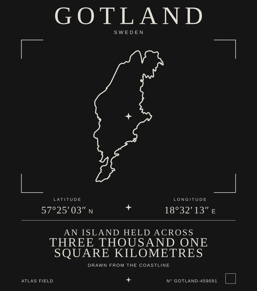 Gotland Atlas print