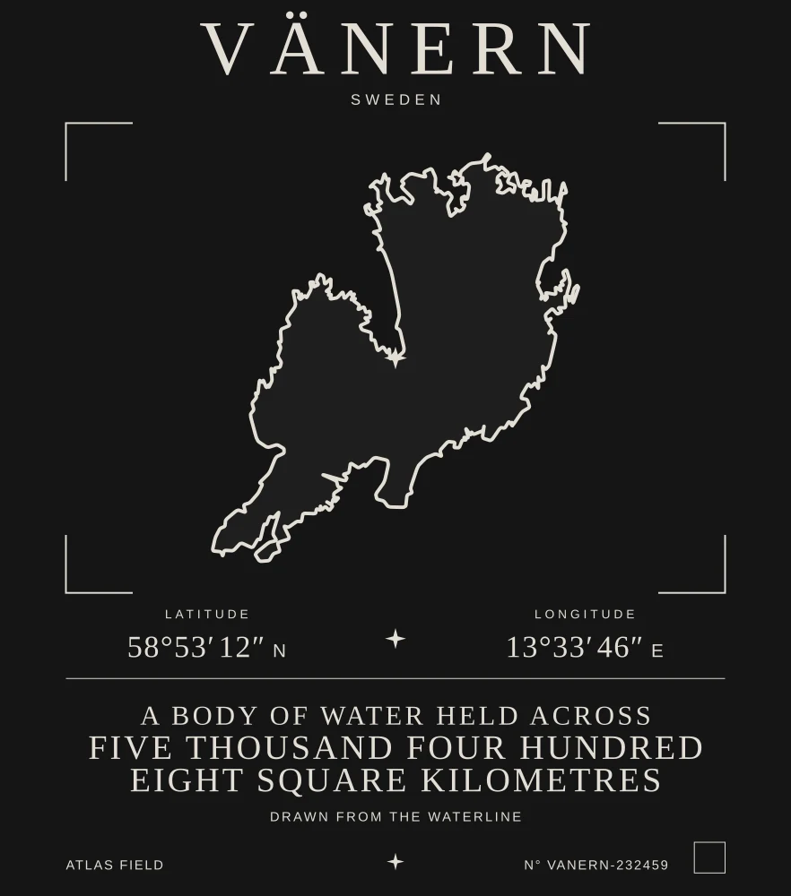 Vänern Atlas print
