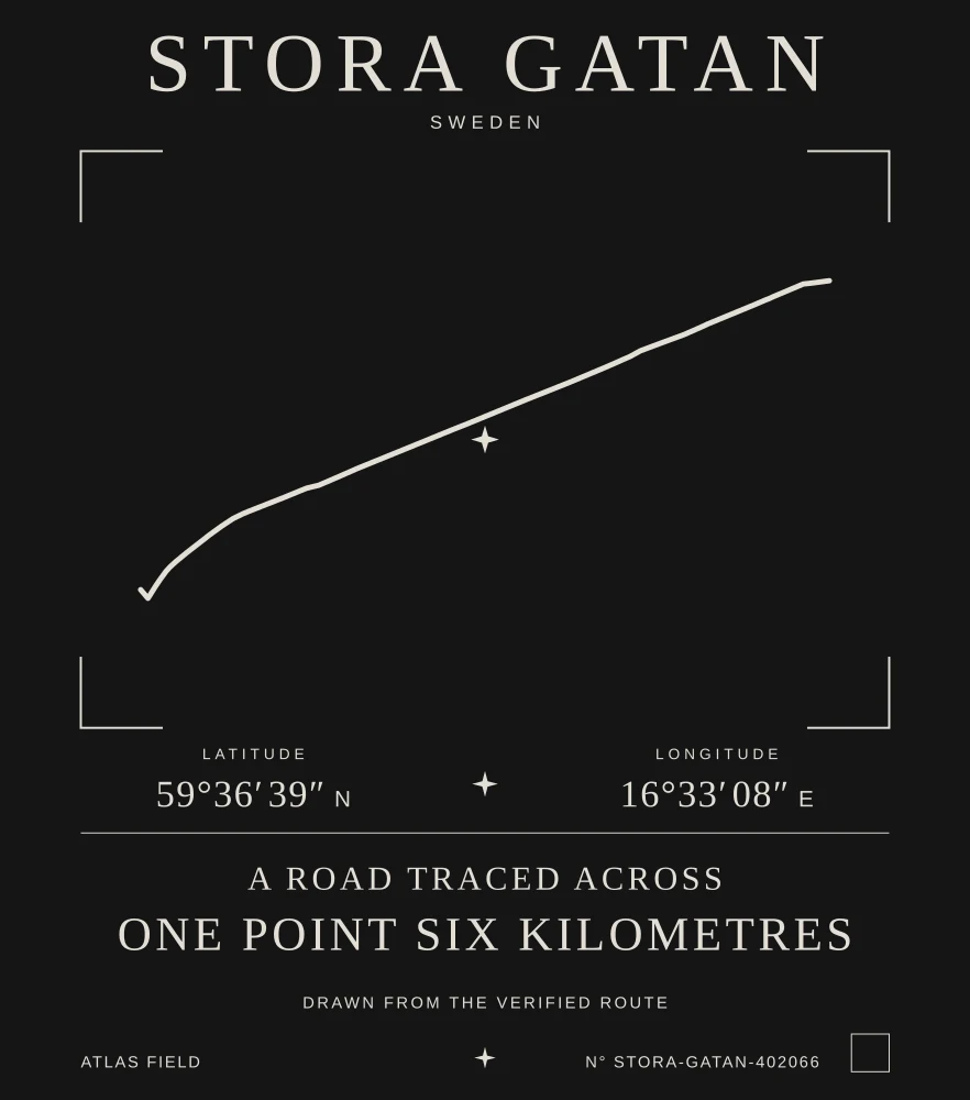 Stora gatan Atlas print