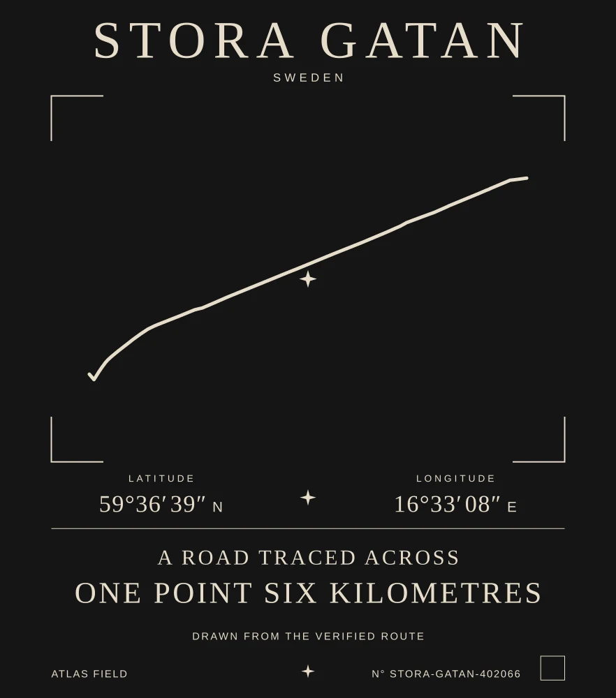 Stora gatan Atlas print