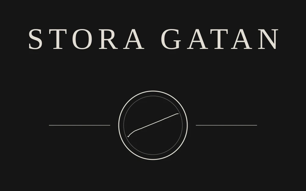 Front print for Stora gatan