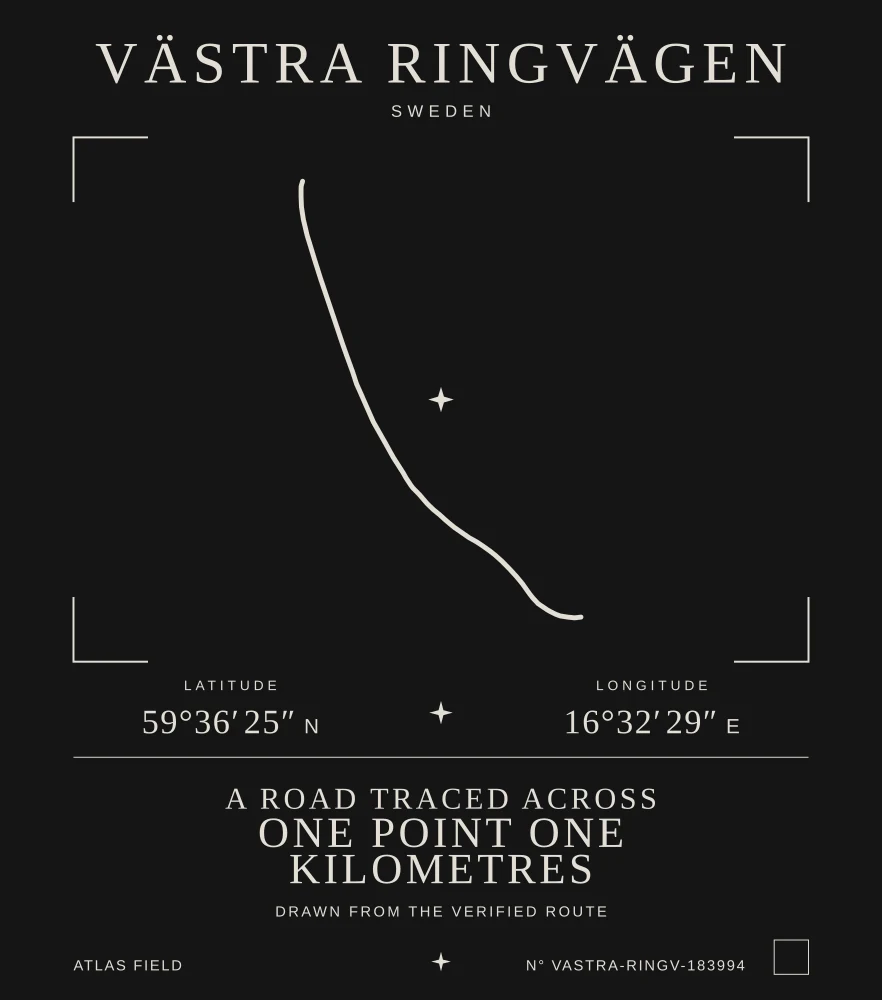 Västra Ringvägen Atlas print