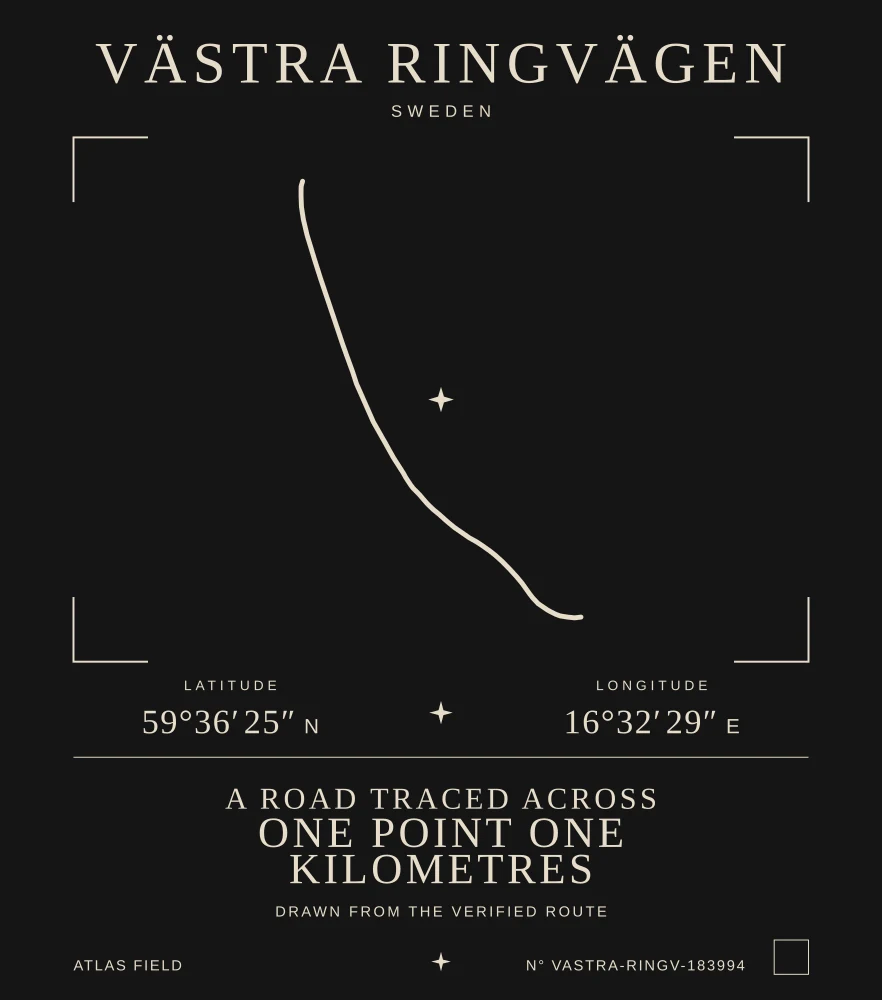 Västra Ringvägen Atlas print