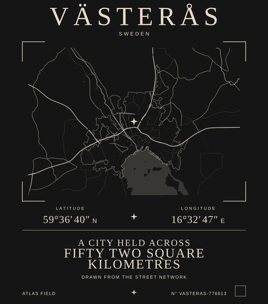 Västerås Atlas print